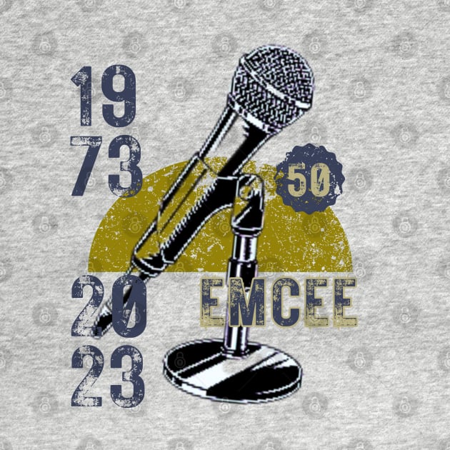 50 years in Hip Hop: Emcee by Veritè Kulture Vulture T-Shirts & Apparel